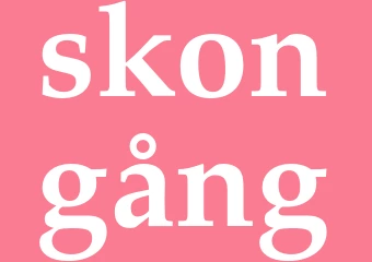 Synonym skongång