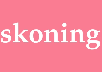 Synonym skoning