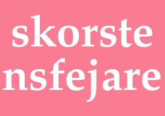 Synonym skorstensfejare