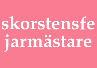Synonym skorstensfejarmästare