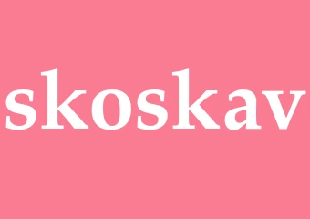 Synonym skoskav