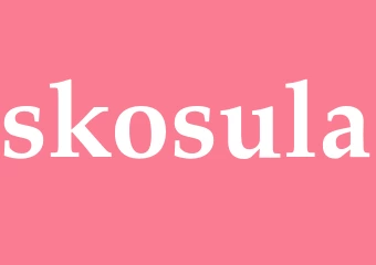 Synonym skosula