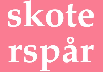 Synonym skoterspår