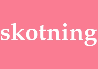 Synonym skotning