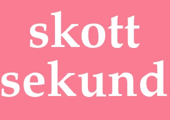 Synonym skottsekund