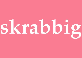 Synonym skrabbig