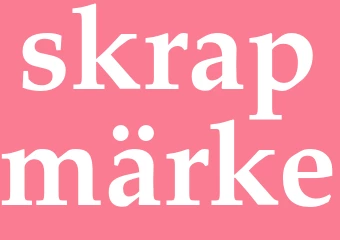 Synonym skrapmärke