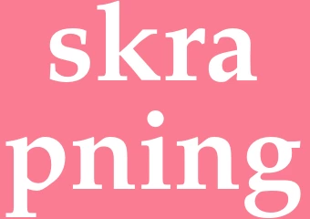 Synonym skrapning