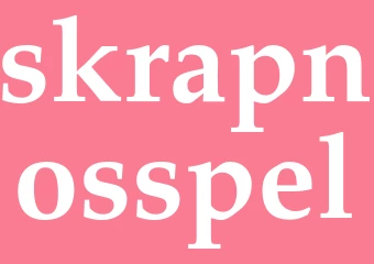 Synonym skrapnosspel
