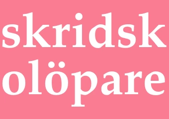 Synonym skridskolöpare