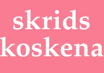Synonym skridskoskena
