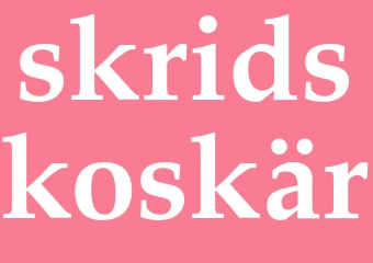Synonym skridskoskär
