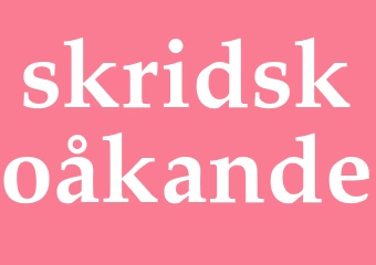 Synonym skridskoåkande