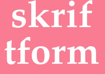 Synonym skriftform