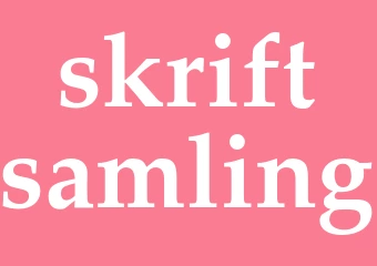 Synonym skriftsamling