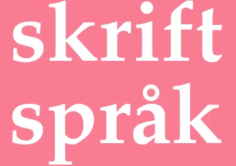 Synonym skriftspråk