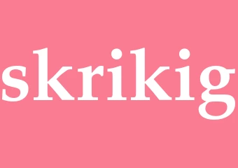 Synonym skrikig
