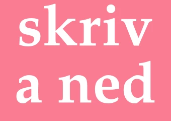 Synonym skriva ned