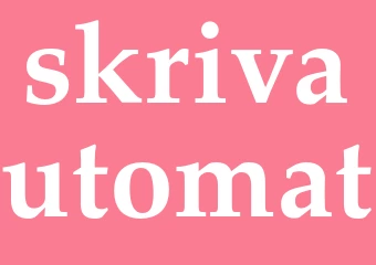 Synonym skrivautomat