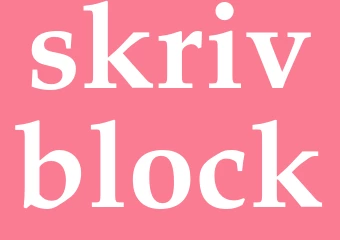 Synonym skrivblock