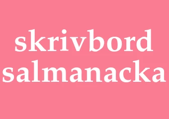 Synonym skrivbordsalmanacka