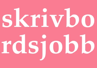 Synonym skrivbordsjobb