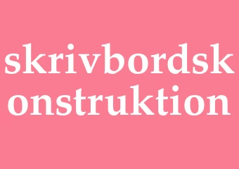 Synonym skrivbordskonstruktion