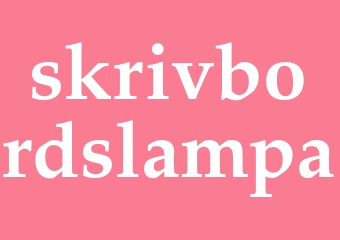 Synonym skrivbordslampa