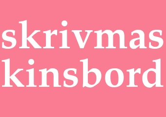 Synonym skrivmaskinsbord