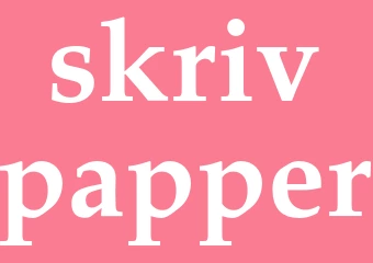 Synonym skrivpapper
