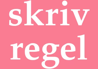 Synonym skrivregel