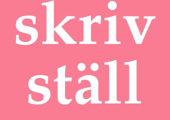 Synonym skrivställ