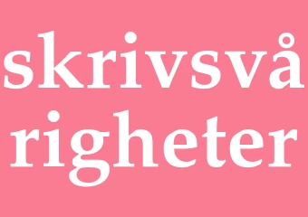 Synonym skrivsvårigheter