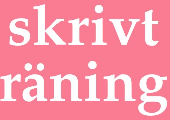 Synonym skrivträning
