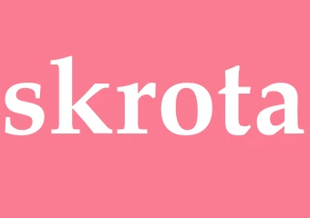 Synonym skrota