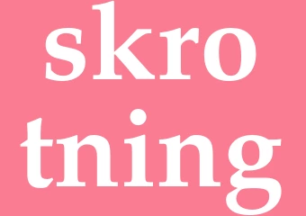 Synonym skrotning