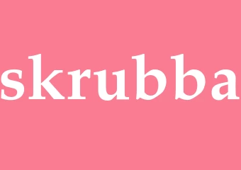 Synonym skrubba