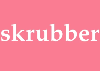 Synonym skrubber