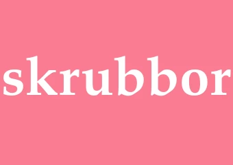 Synonym skrubbor