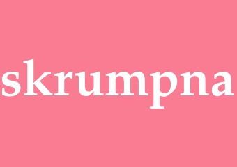 Synonym skrumpna
