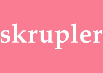Synonym skrupler