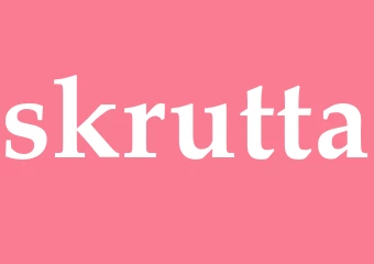Synonym skrutta