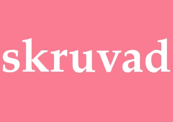 Synonym skruvad