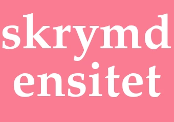 Synonym skrymdensitet