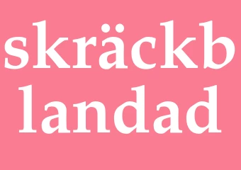 Synonym skräckblandad