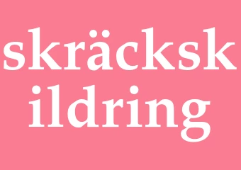 Synonym skräckskildring