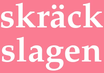 Synonym skräckslagen