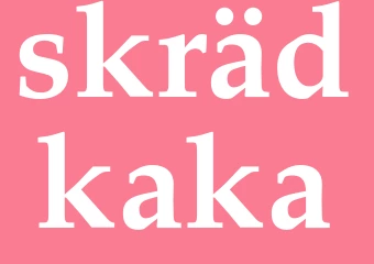 Synonym skrädkaka