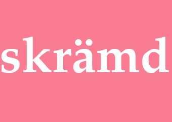 Synonym skrämd