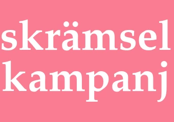 Synonym skrämselkampanj